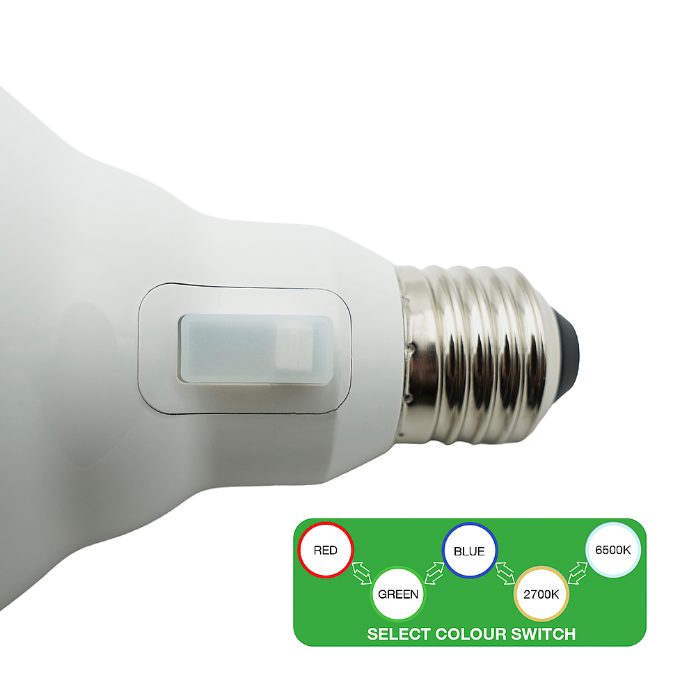 LED Spot PAR38 E27 12W RGB+827+865 38°